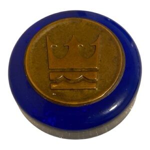 Royal Cruise Line cobalt blue logo paperweight